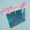 Mint and Pink šator with Pom Poms
