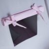 Grey and Pink šator with Pom Poms